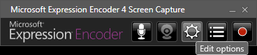Microsoft Expression Encoder 4 Screen Capture Options