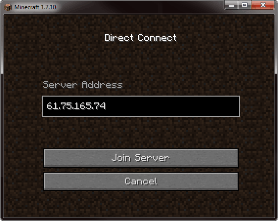 find server ip address on mac for minecraft